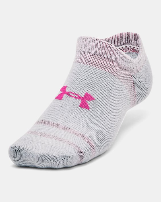 Unisex UA Essential 6-Pack No-Show Socks in Gray image number 1